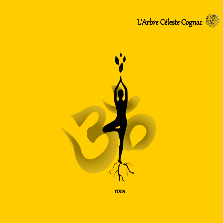 Logo jaune arbre celeste asana 1